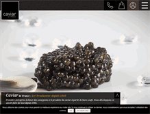 Tablet Screenshot of caviardefrance.com
